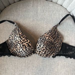 Victoria’s Secret Leopard and Lace push-up bra